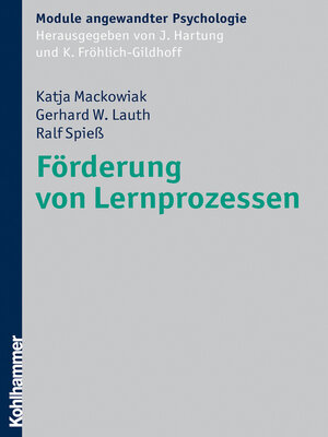 cover image of Förderung von Lernprozessen